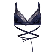 Load image into Gallery viewer, LOVE LACE BRALETTE | DARK BLUE