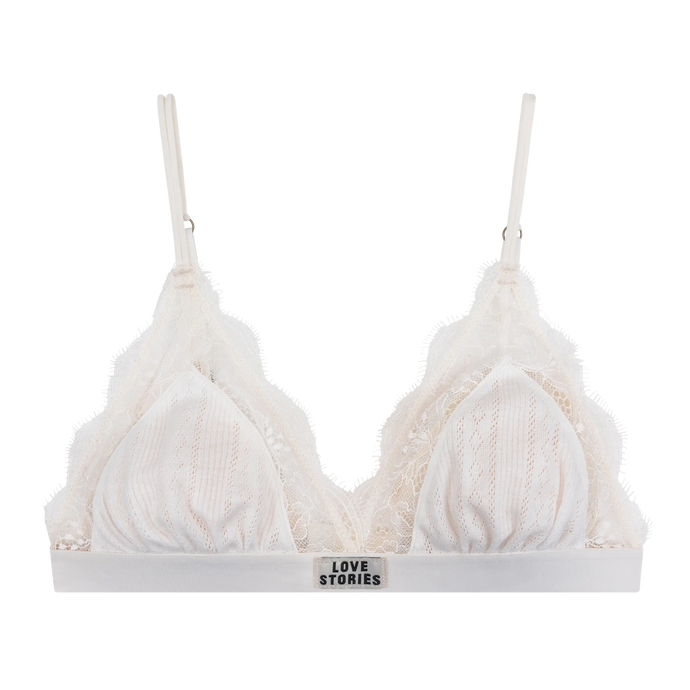 LOVE LACE BRALETTE | OFF WHITE LOVE STORIES INTIMATES