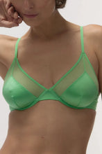 Load image into Gallery viewer, JOANN BRA | BRIGHT GREEN LOVE STORIES INTIMATES