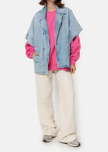 Load image into Gallery viewer, LAUREN DENIM TRENCH | LIGHT BLUE DENIM