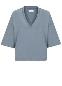 LISON BOXY T-SHIRT | VINTAGE GREY