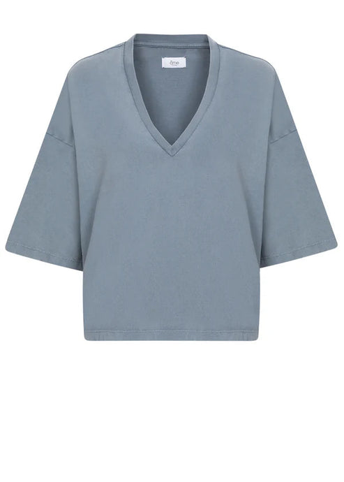 LISON BOXY T-SHIRT | VINTAGE GREY