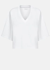 LISON BOXY T-SHIRT | WHITE