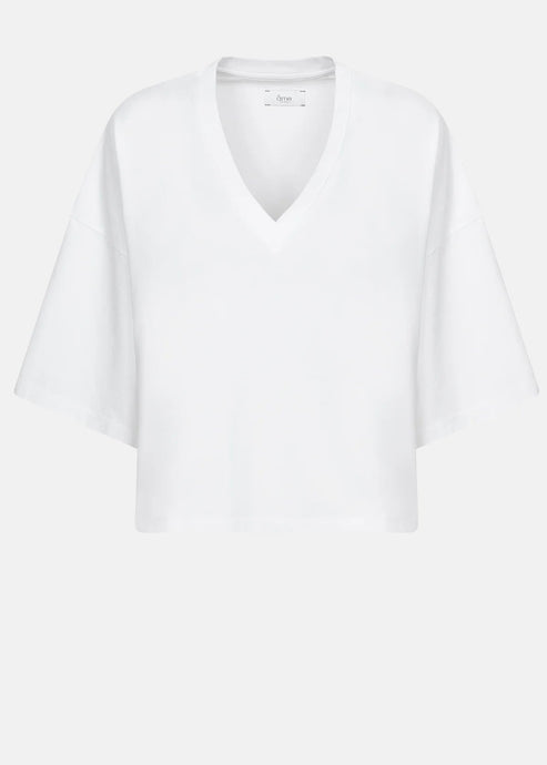 LISON BOXY T-SHIRT | WHITE