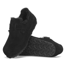 Charger l&#39;image dans la galerie, LONDON SHEARLING SUEDE | BLACK BIRKENSTOCK