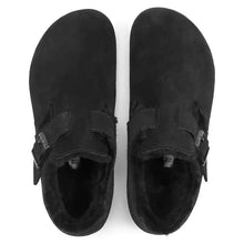 Charger l&#39;image dans la galerie, LONDON SHEARLING SUEDE | BLACK BIRKENSTOCK