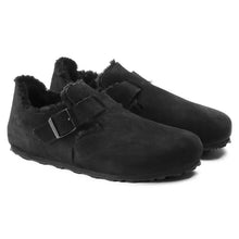 Charger l&#39;image dans la galerie, LONDON SHEARLING SUEDE | BLACK BIRKENSTOCK