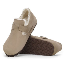 Charger l&#39;image dans la galerie, LONDON SHEARLING SUEDE | TAUPE BIRKENSTOCK