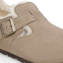 Charger l&#39;image dans la galerie, LONDON SHEARLING SUEDE | TAUPE BIRKENSTOCK