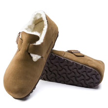 Load image into Gallery viewer, LONDON SHEARLING SUEDE | TEA BIRKENSTOCK