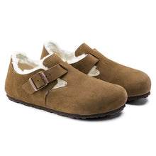 Charger l&#39;image dans la galerie, LONDON SHEARLING SUEDE | TEA BIRKENSTOCK