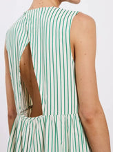 Load image into Gallery viewer, LINNA MAXI DRESS  | BRIGHT GREEN STRIPE NORR
