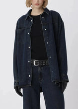 Load image into Gallery viewer, LORELLA SHIRT WASHED BLACK WON HUNDRED