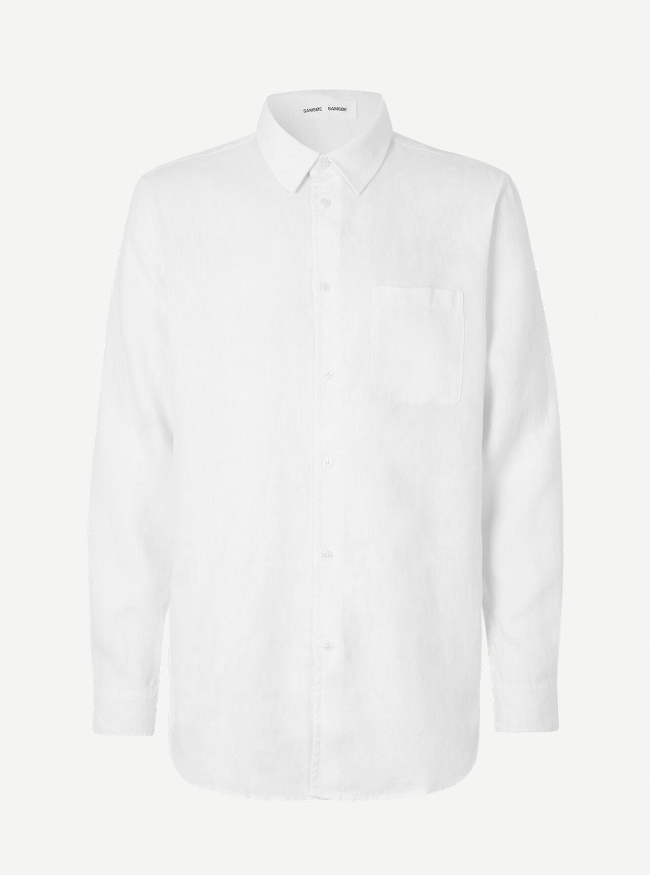 LIAM NF SHIRT | WHITE SAMSOE SAMSOE