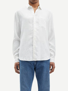 LIAM NF SHIRT | WHITE SAMSOE SAMSOE