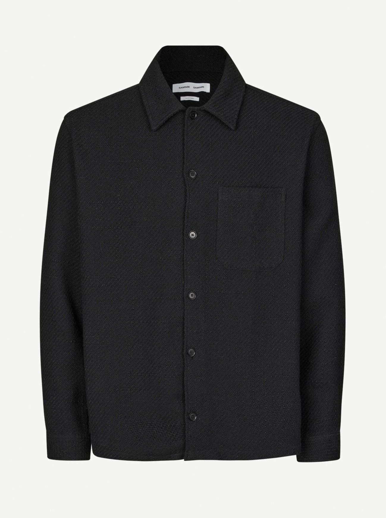 SACASTOR X C OVERSHIRT | BLACK SAMSOE SAMSOE