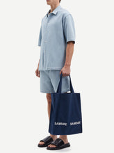 Load image into Gallery viewer, SAAYO X SHIRT | DESTRUCTED DENIM SAMSOE SAMSOE