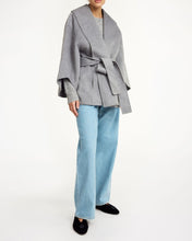 Charger l&#39;image dans la galerie, MARGITH COAT | GREY MELANGE BY MALENE BIRGER