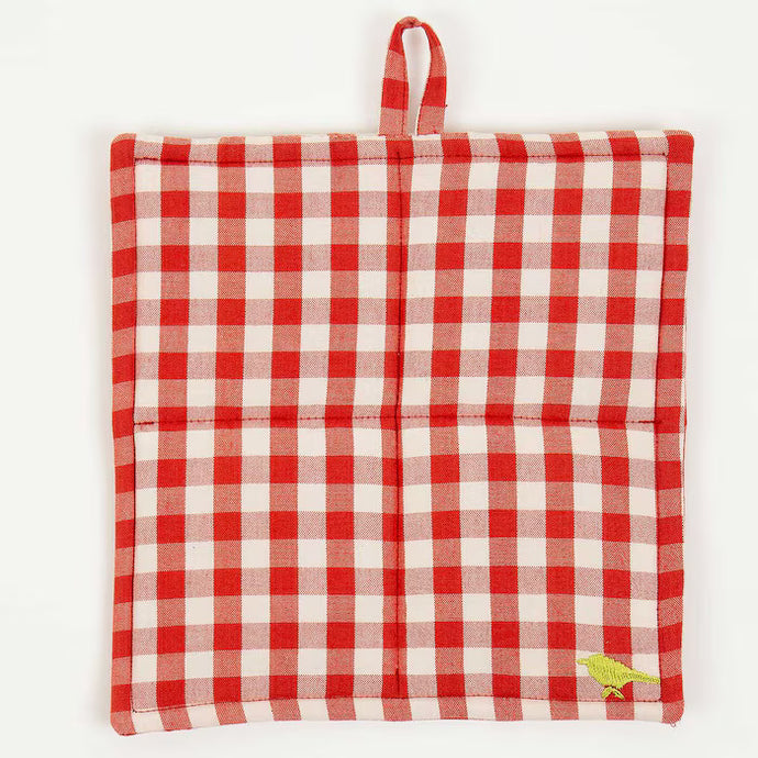 MARIA POTHOLDER | RED/OFFWHITE AFROART