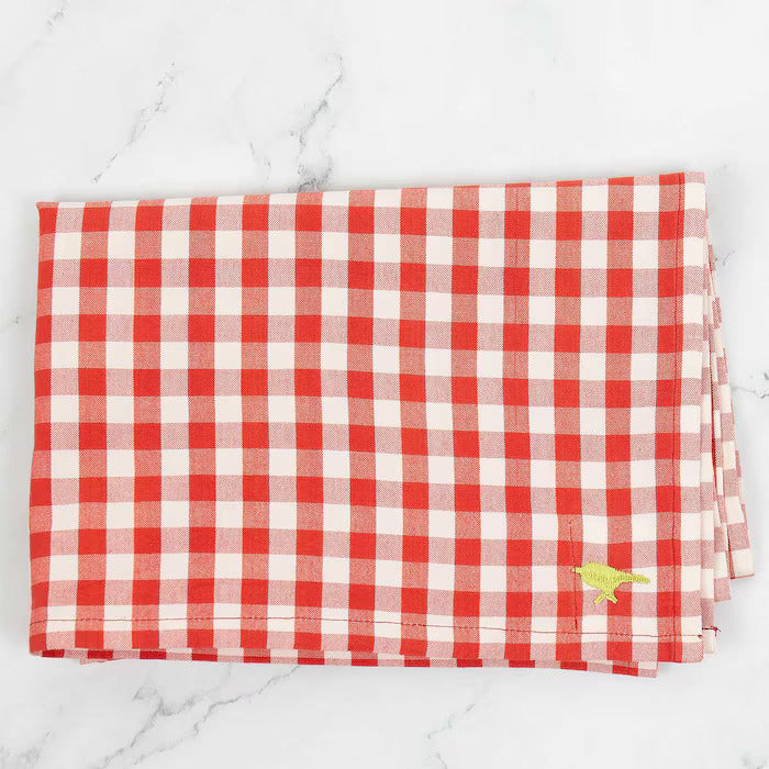 MARIA TOWEL | RED/OFFWHITE AFROART