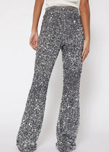 Load image into Gallery viewer, MILAN FLARED PANTS | SILVER