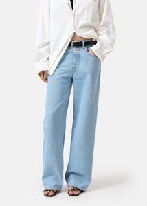 NIKKA WIDE JEANS | LIGHT BLUE