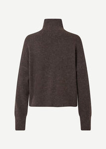 NOLA CASHMERE TURTLENECK | CHOCOLATE TORTE SAMSOE SAMSOE