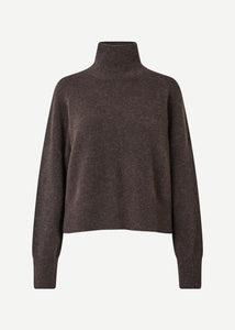 NOLA CASHMERE TURTLENECK | CHOCOLATE TORTE SAMSOE SAMSOE