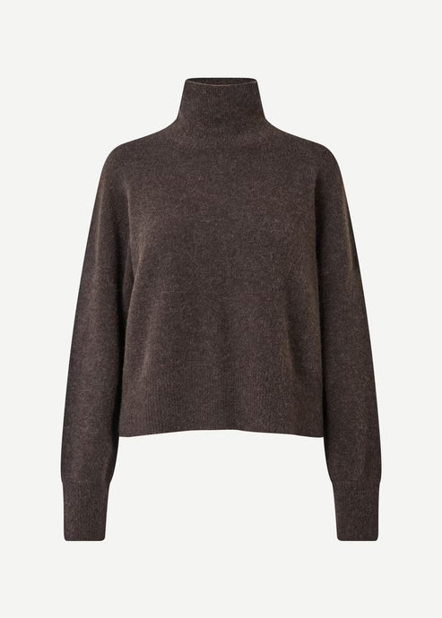 NOLA CASHMERE TURTLENECK | CHOCOLATE TORTE SAMSOE SAMSOE