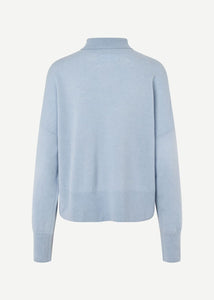 NOLA TURTLENECK | PEARL BLUE SAMSOE SAMSOE