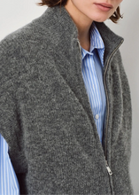 Load image into Gallery viewer, NOLA ZIP CARDIGAN | DARK GREY DANTE6