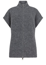 Load image into Gallery viewer, NOLA ZIP CARDIGAN | DARK GREY DANTE6