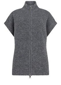 NOLA ZIP CARDIGAN | DARK GREY DANTE6