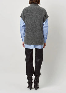 NOLA ZIP CARDIGAN | DARK GREY DANTE6