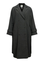 Load image into Gallery viewer, OBJKEILY L/S COAT NOOS | DARK GREY MELANGE OBJECT
