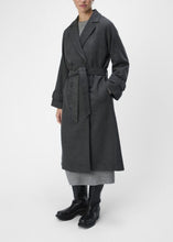 Load image into Gallery viewer, OBJKEILY L/S COAT NOOS | DARK GREY MELANGE OBJECT