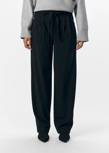 OBLISA STRAIGHT TIE PANT | BLACK