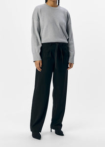 OBLISA STRAIGHT TIE PANT | BLACK