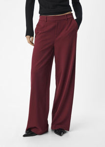 OBJLISA WIDE PANT NOOS | CABERNET OBJECT