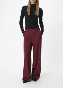 OBJLISA WIDE PANT NOOS | CABERNET OBJECT