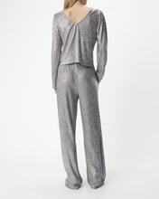 Charger l&#39;image dans la galerie, OBJLOUISE SUTANNA MW WIDE PANTS | SILVER OBJECT