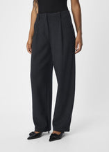 Load image into Gallery viewer, OBJMEGHAN BARREL LEG HW PANTS | DARK GREY MELANGE OBJECT