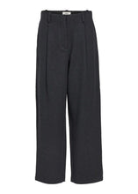 Load image into Gallery viewer, OBJMEGHAN BARREL LEG HW PANTS | DARK GREY MELANGE OBJECT