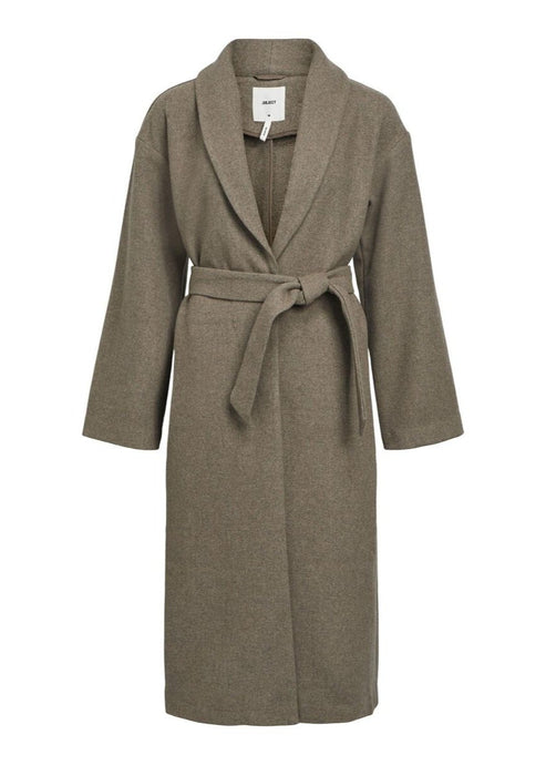 OBJPISA LONG COAT NOOS |  DESERT TAUPE OBJECT