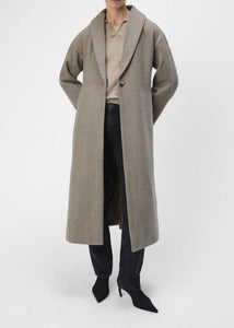 OBJPISA LONG COAT NOOS |  DESERT TAUPE OBJECT