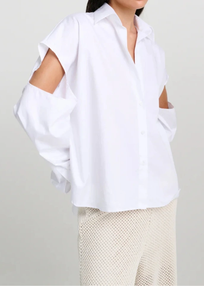 ORNATE BLOUSE | WHITE