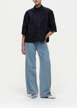 Load image into Gallery viewer, TAYLOR SHIRT | NAVY OUR SISTER