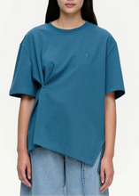 Load image into Gallery viewer, VEER BUTTON FRONT TEE  | PETROL OUR SISTER