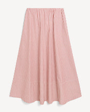 Charger l&#39;image dans la galerie, PHEOBES SKIRT | RED WHITE WITH STRIPES BY MALENE BIRGER