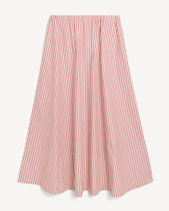 PHEOBES SKIRT | RED WHITE WITH STRIPES BY MALENE BIRGER